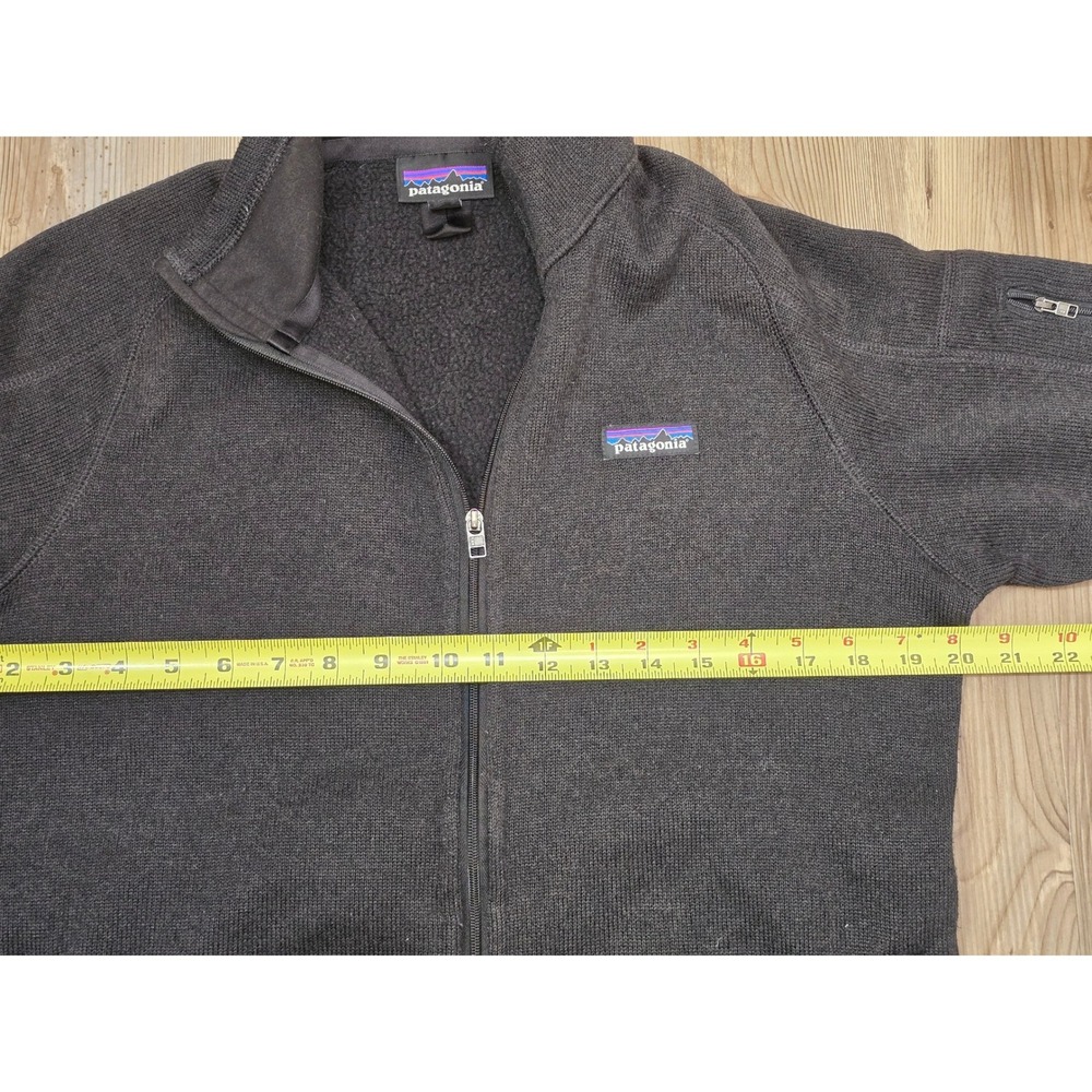 Patagonia Better Sweater Full Zip Jacket Womens Large Charcoal Grey Fleece 25538 - Picture 8 of 11